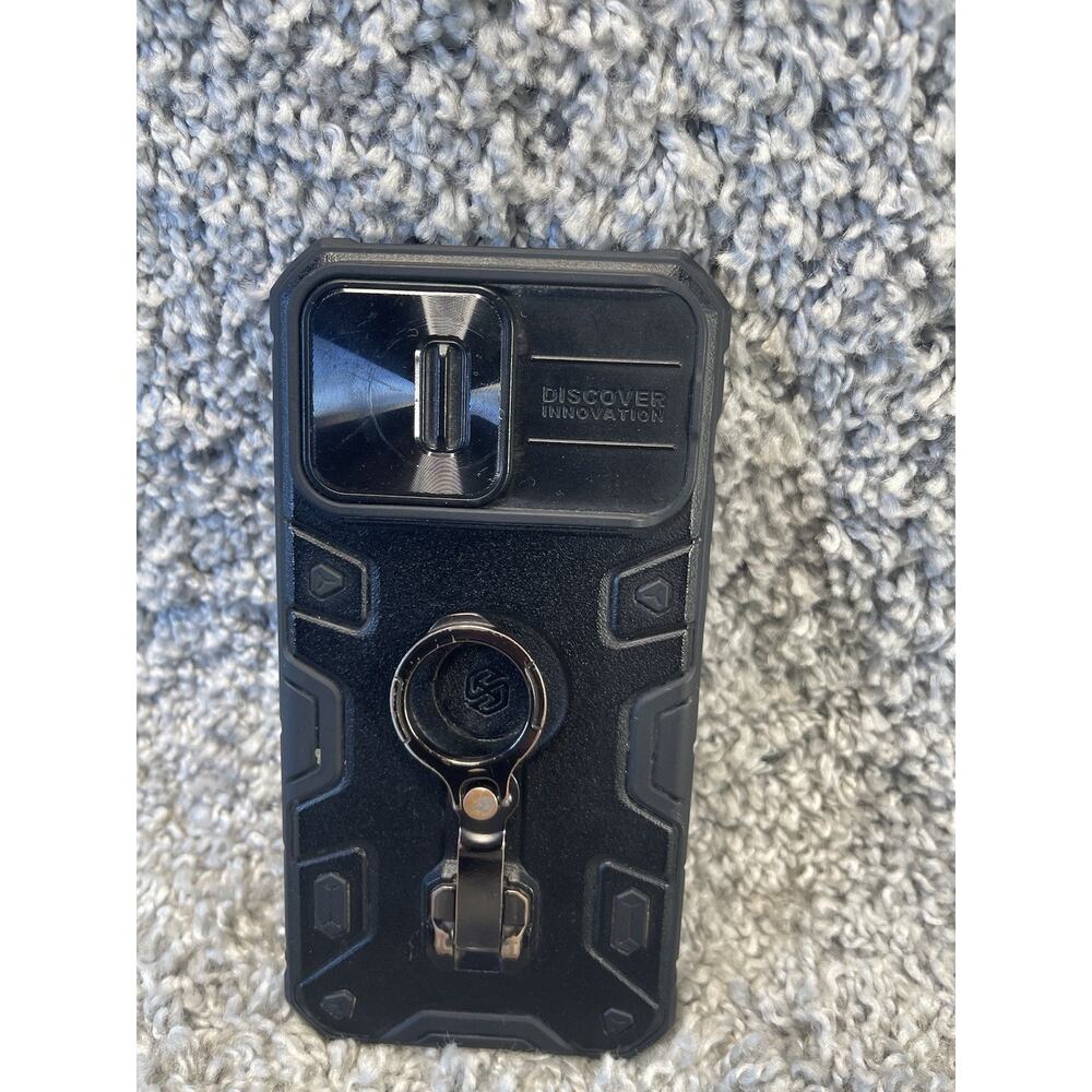 For IPhone 14 Pro Max Camera Lens Protective Case Hard Phone Cover Black